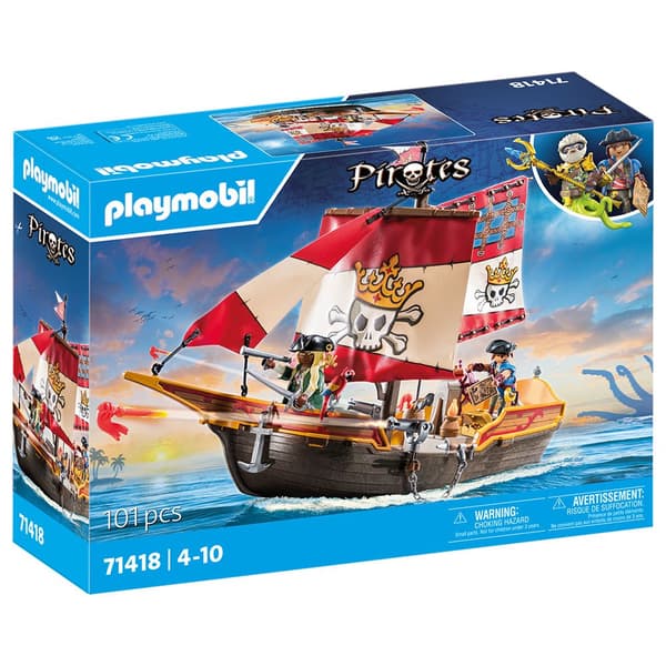 Playmobil Piratskeppskonstruktionsspel