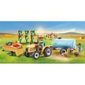 Miniatyrbillede 5 af 8: Playmobil Med Trailer Og Vandtank Konstruktion Spil Tractor