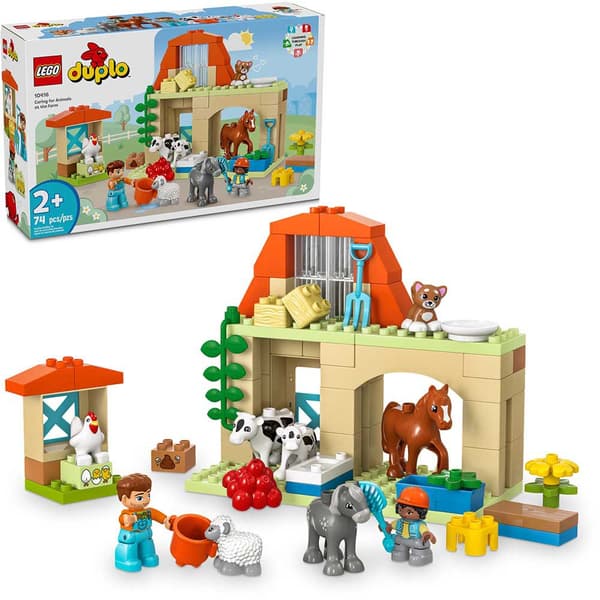 Lego Djurvård På Gårdens Konstruktionsspel