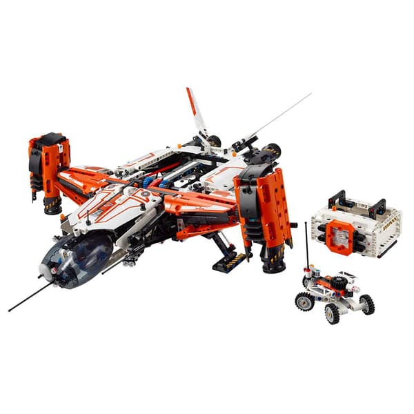 Lego Rymdfarkoster Med Tung Last Konstruktionsspel Vtol Lt81
