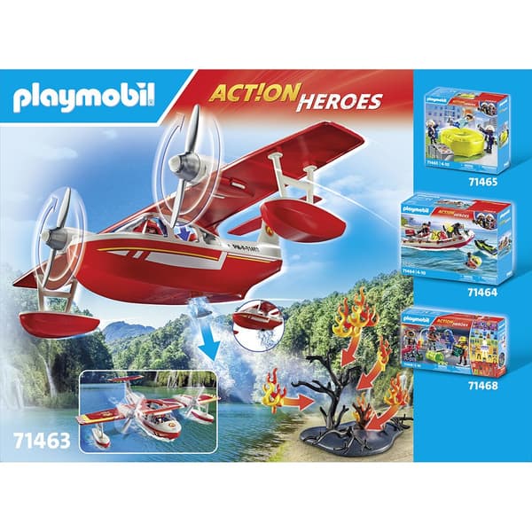 Playmobil Brandslukningsfly Med Slukningsfunktion Konstruktionsspil