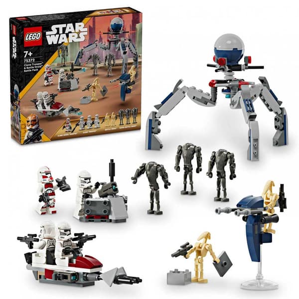 Lego Kamppakke: E And Combat Droid Soldier Construction Game Clon