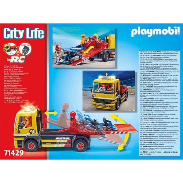 Playmobil Crane Service Construction Game Rød