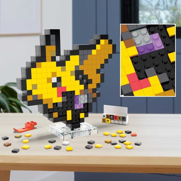 Mega Pixel Art Pikachu Construction Game Pokémon