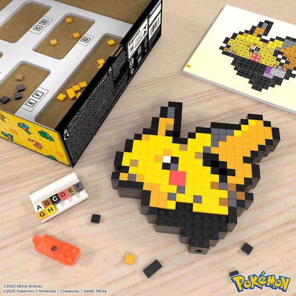 Mega Pixel Art Pikachu Construction Game Pokémon