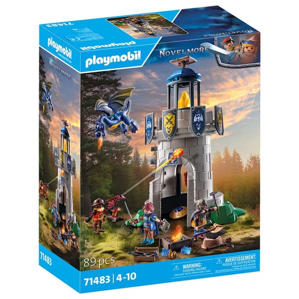 Playmobil Riddartornet Med Smith Och Draken Konstruktionsspel Con