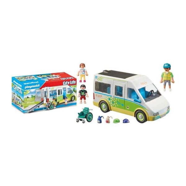 Playmobil Skolebus Konstruktion Spil Flerfarvet