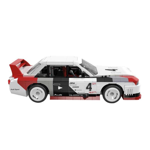 Mega Byggeklods Legetøjsbil Audi Hot Wheels 90 Fire Isma Gto Konstruktion Spil