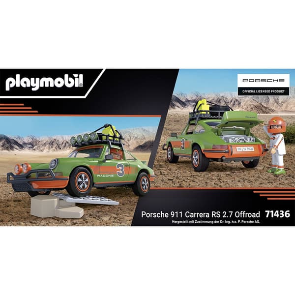 Playmobil Porsche 911 Carrera Rs 2.7-offroad Utgåva Konstruktion Spel