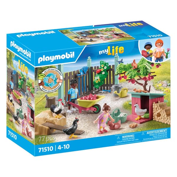 Playmobil Lilla Kycklingfarmen I Det Lilla Huset Trädgårdskonstruktionsspel