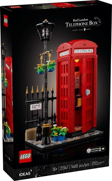 LEGO 21347 Röd telefonkiosk i London