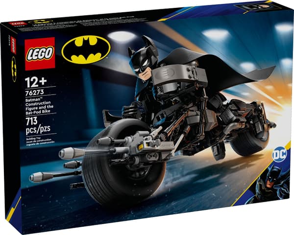 LEGO 76273 Byg selv-figur af Batman og Batpod-motorcyklen
