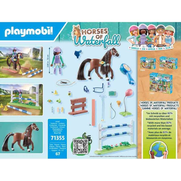 Playmobil Hästhopp Med Zoe And Konstruktionsspel Blaze Flerfärgad