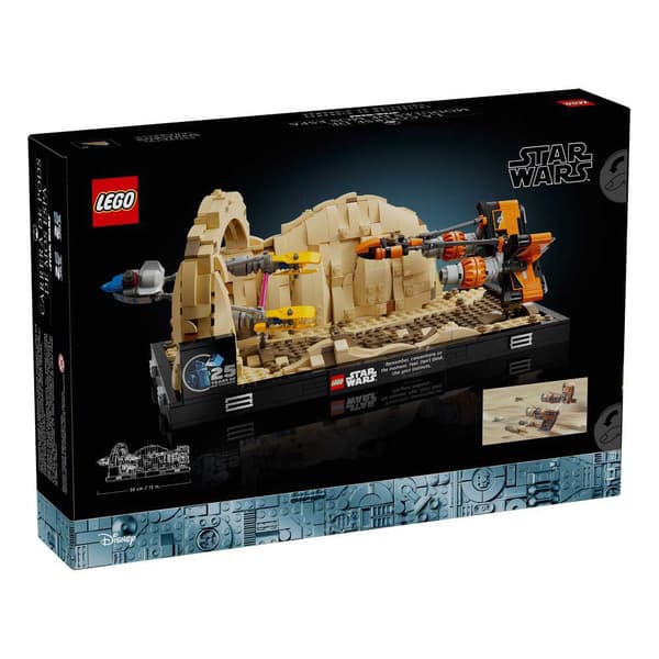Lego Byggeri Spil Diorama: Mos Espa Pod Race