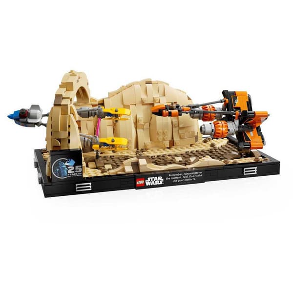 Lego Byggeri Spil Diorama: Mos Espa Pod Race