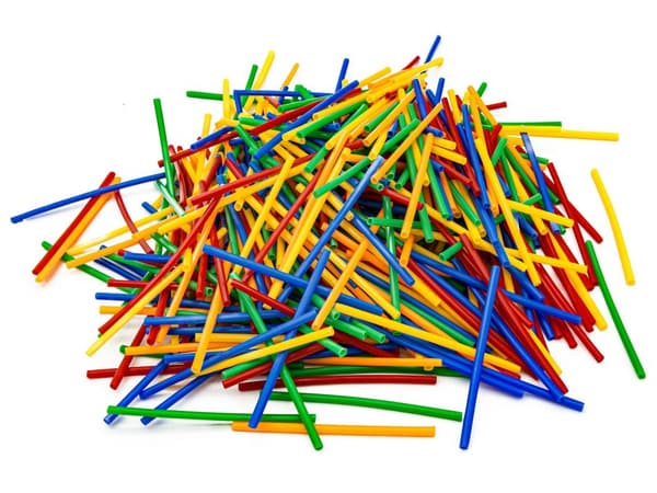 Konstruktion Halmrör, Block, Sticks ca 1200 stycken Etui