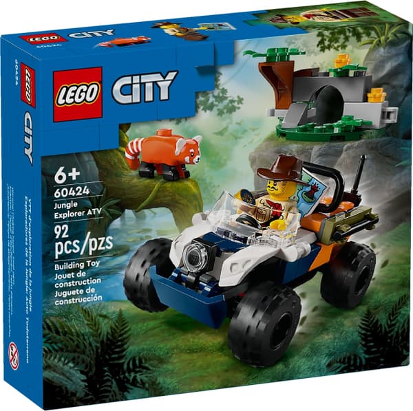 LEGO 60424 Jungleeventyr – ATV og rød panda-mission