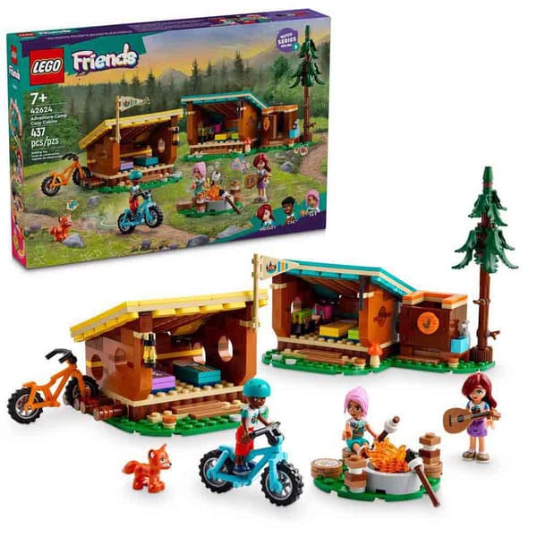 Lego Adventure Camp: Comfortable Cabins Byggespil
