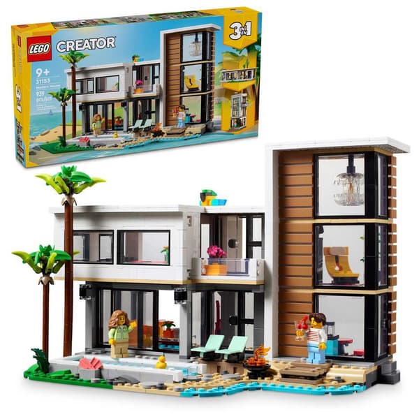 Lego Modern House Byggespil