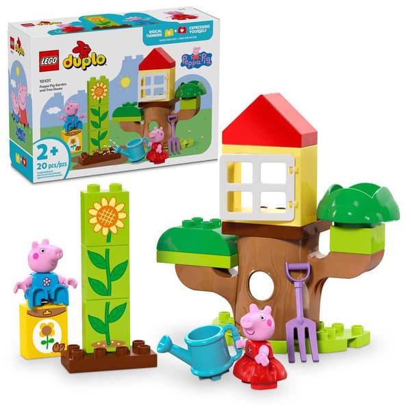 Lego Peppa Pig´s Garden And Treehouse Byggespil
