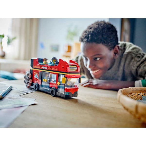Lego Red Double Decker Tourist Bus Byggespil
