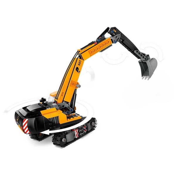 Lego Yellow Construction Excavator Byggspel
