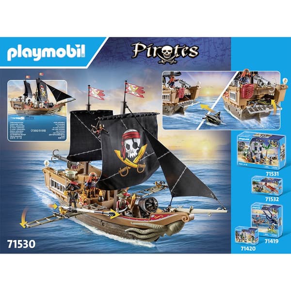 Playmobil Grand Pirate Ship-rakennuspeli