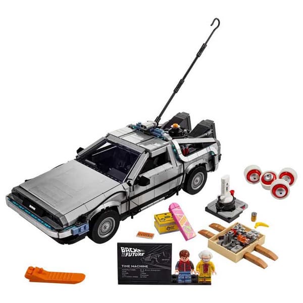 Lego Ikoner Tilbage Til Fremtiden Tidsmaskine Delorean 10300 Byggesæt