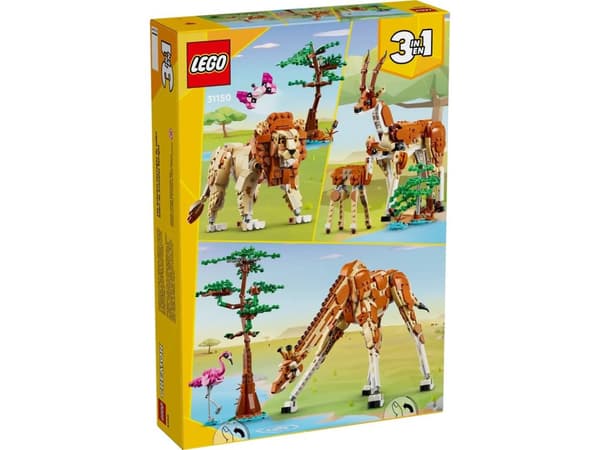 LEGO CREATOR 3 I 1 31150 VILDE SAFARI DYR