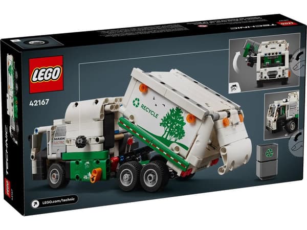 LEGO TECHNIC 42167 MACK LR ELEKTRISK AFFALDELASTBIL