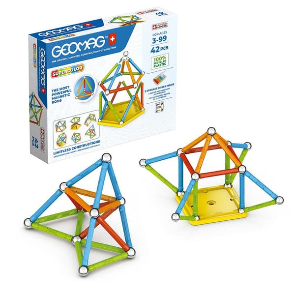 Toy Partner Geomag Green Super Colors Panels 42 Game Gylden
