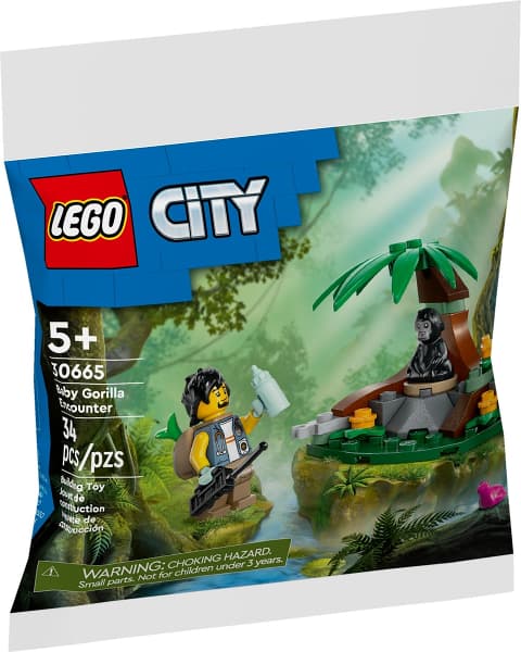 LEGO 30665 Kohtaaminen gorillan poikasen kanssa