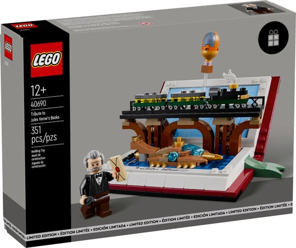 LEGO 40690 Hyllning till Jules Vernes böcker