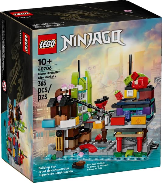 LEGO 40706 Mikroversion af NINJAGO Citys markeder