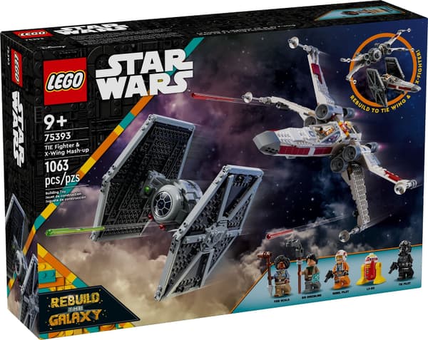 LEGO 75393 Kombimodel: TIE-jager og X-wing