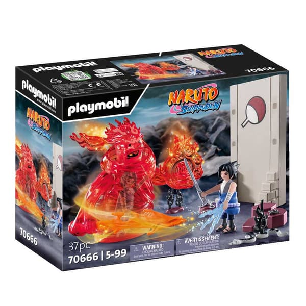 Playmobil Byggeri Spil Sasuke Vs. Itachi Rød