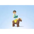 Miniatyrbild 5 av 7: Playmobil Gårdsäventyr Med Traktorsläp Och Djurkonstruktionsspel 123
