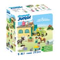Miniatyrbild 2 av 7: Playmobil Gårdsäventyr Med Traktorsläp Och Djurkonstruktionsspel 123