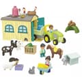 Miniatyrbild 1 av 7: Playmobil Gårdsäventyr Med Traktorsläp Och Djurkonstruktionsspel 123