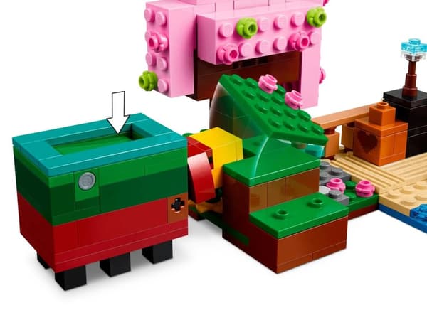 Block LEGO MINECRAFT 21260 The Cherry Blossom Garden
