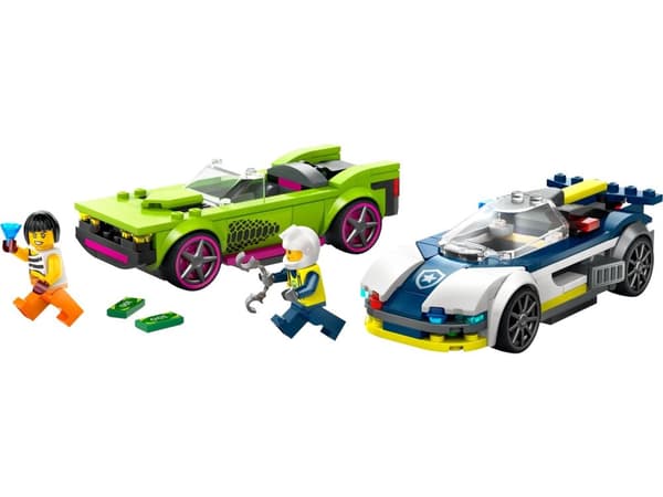 LEGO CITY 60415 POLITIBIL OG MUSKELBILJAG