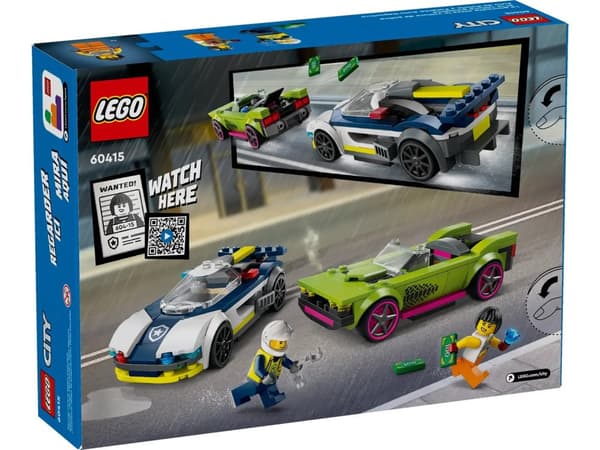 LEGO CITY 60415 POLITIBIL OG MUSKELBILJAG