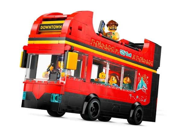 LEGO City 60407 rød dobbeltdækkerbus