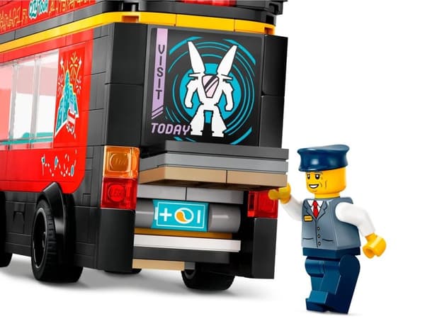 LEGO City 60407 rød dobbeltdækkerbus