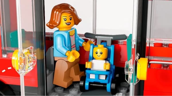 LEGO City 60407 rød dobbeltdækkerbus