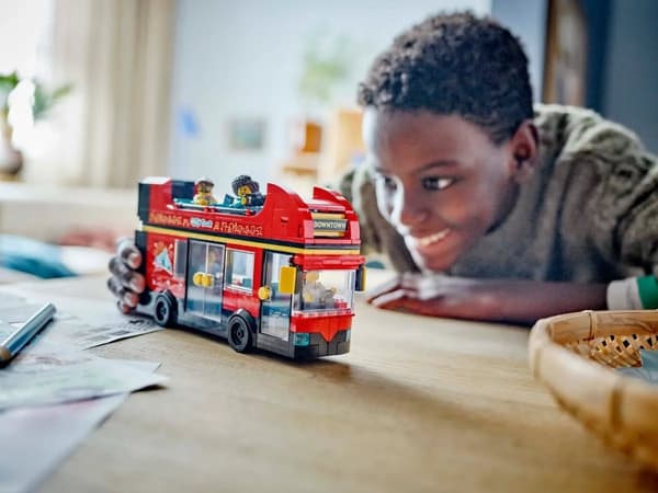 LEGO City 60407 rød dobbeltdækkerbus