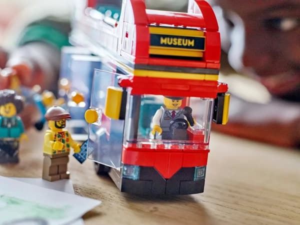 LEGO City 60407 rød dobbeltdækkerbus