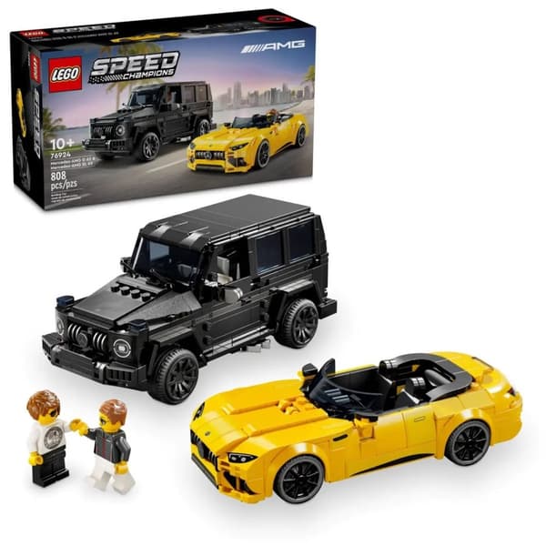 LEGO Speed Champions 76924 Mercedes-AMG G 63 og Mercedes-AMG SL 63