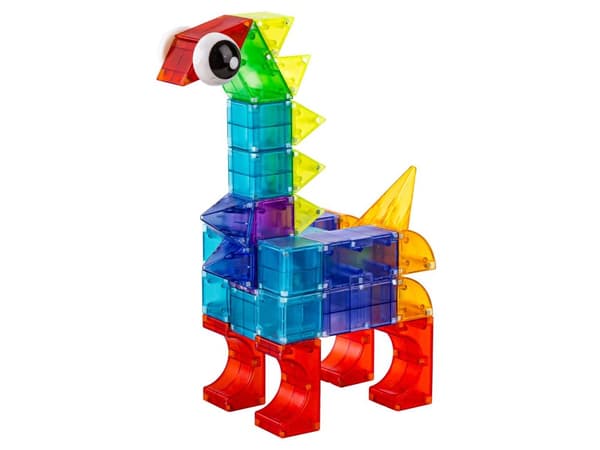 Magnetiske mursten, konstruktionssten, glødende elementer, 3D figurer 94 El.
