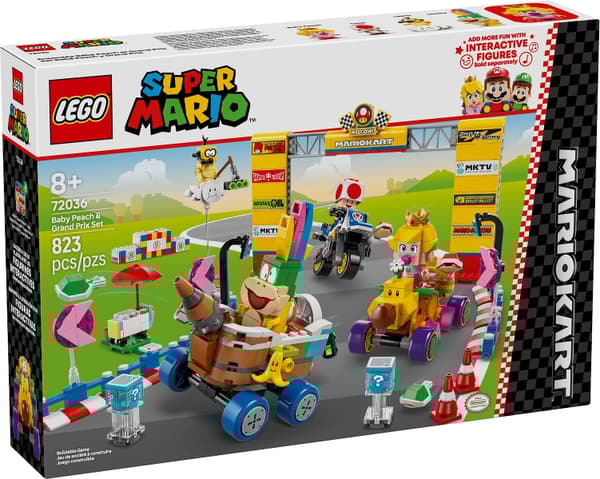 LEGO 72036 Mario Kart – Baby Peach og Grand Prix-sæt